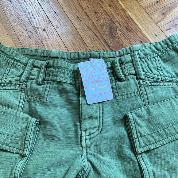 Free People Bungalow Shorts in Colla Green Size 4 - Picture 5 of 7